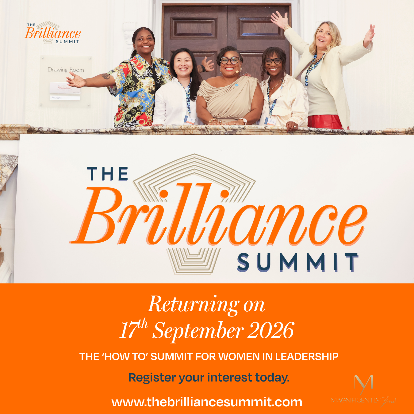 Women celebrating at The Brilliance Summit